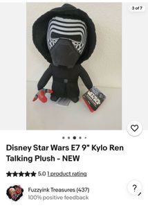 Star Wars E7 9&#34; Kylo Ren Talking Plush