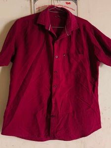 Red Casual Shirt