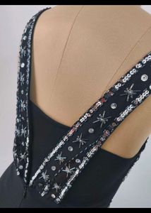 Black Embellished Gown