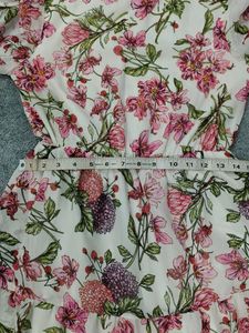 🌺Pink Floral Long Frock 🌺