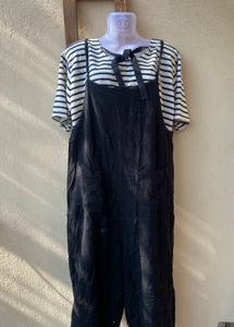 combo Striped Bow Top and jumper