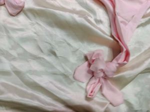 Cute Pink Tank Top with Tie Straps