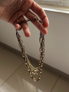 Layered Gold Chain Necklace