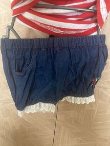 Babyhug Summer Set For Girl With Headband