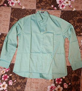 Cotton Green Shirt