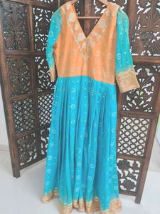 Blue Long Ethnic Dress / Anarkali