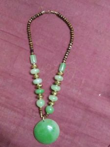 Necklace With Round Pendant