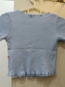 Cute Floral Print Crop Top