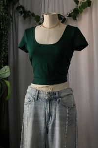 H&amp;M Green Fitted Too
