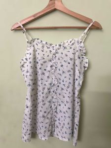 Floral Ruffle Cami Top