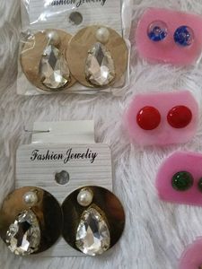 Big And Small Earrings Combo