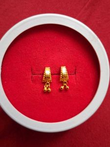 Golden Earrings 18crt