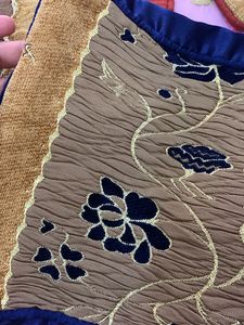 5pc Cushion Cover 2 Blue N 3 Maroon