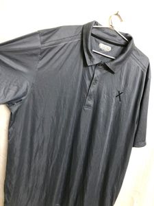 Ontour Grey Short Sleeve Polo T Shirt