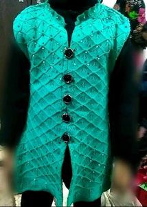 Knitted Teal Vest