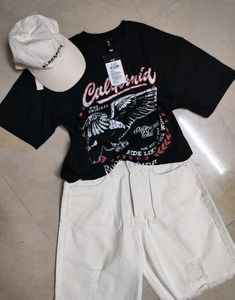 Black Aesthetic Baggy Tshirt