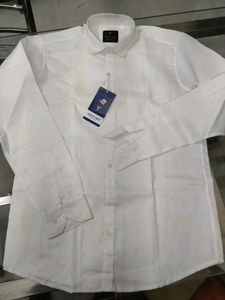 Mens Cotton White Shirt