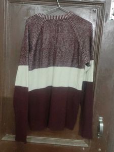 Color Block Pullover Sweater