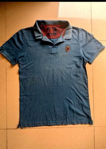 Blue Short Sleeve Polo Shirt