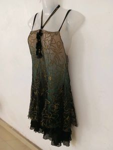 CUTE SHIMMERY BAGGY DRESS