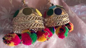 Pompom Earrings