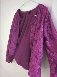 Medium Size ,Beautiful wine Colour Shrug