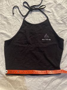Black Bralette Top Helter Nack