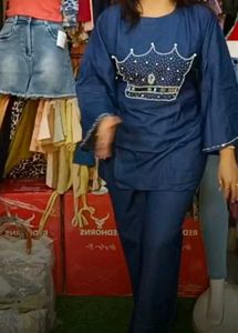 Stylish Blue Co-ord Set