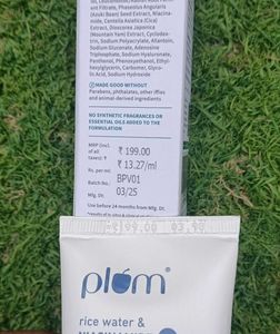 Plum Face Wash &amp; Vegan Mucin Essence