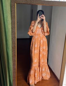 Golden Hour MAXI Dress in Mustard Yellow