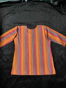 💗Striped Tunic Top
