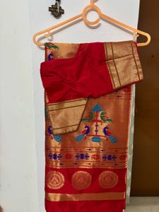 Paithani Saree with stitched blouse