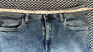 Size - 30 Lee Cooper Blue Distressed Denim Jeans