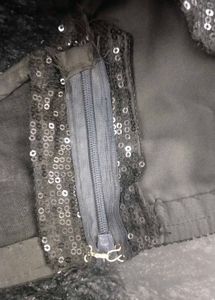 Sparkly Black Sequin Cami