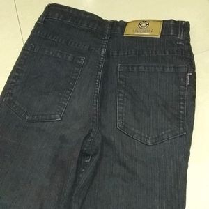 Denim Black Jeans 3/4th