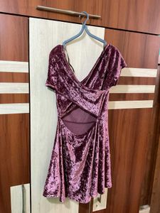 Velvet Skater Dress