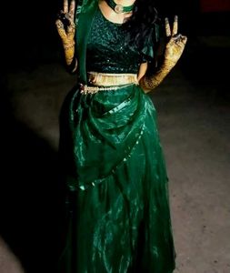 Green Lehenga Choli