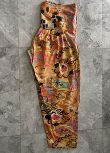 Salwar&amp; Dupatta  with Paisley and Floral Print