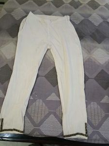 Beautiful Pant With Lace Stone Work....