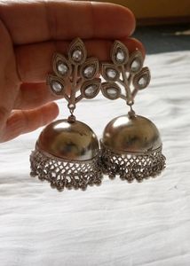 Unique Oxidized Earrings -  Edgy Elegance!