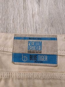 Ma386 Blue Tiger Jeans Waist 32