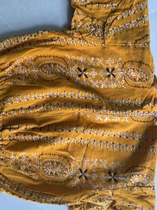 Mustard Yellow Two-Piece Set