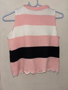 Striped Knit Tank Top
