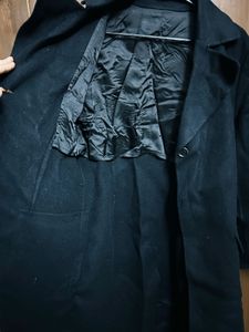Elegant Black Trench Coat