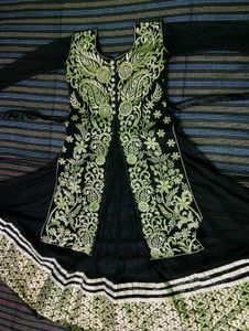 Embroidered Black Ethnic Dress
