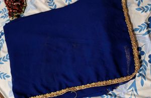 Elegant Blue Saree