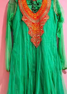 Sea Green Anarkali