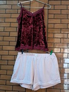 Premium Quality Top N Short  In Imported Fabric