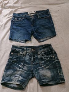 Denim Shorts Combo