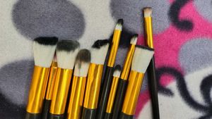 Makeup Brush Set - 10 Piece
